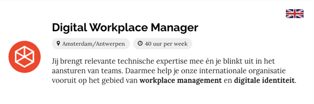 Digital Workplace Manager